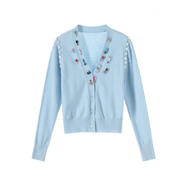 V neck knit shirt TVVOVVIN Exceed западный стиль розовый цвет марля торт юбка V свинец ногтей жемчуг свежий и сладкий стиль одежды для девочек L437 - Цвет: V neck knit shirt