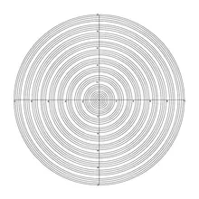 DIV 0,1 мм концентрический круг калибровки сетка слайды оптический лабораторный микрометр устройства для микроскопа