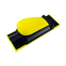 

HOT 70X198mm Vacuum Hand Sanding Block Dust-Free Multi Hole Hook and Loop Backing Pad Sheet Metal Polishing