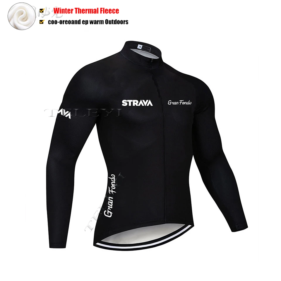Pic Color STRAVA зимний термальный флисовый комплект для велоспорта, одежда для велоспорта, супер теплая одежда для горного велосипеда, комплект одежды для гоночного велосипеда - Цвет: Pic Color