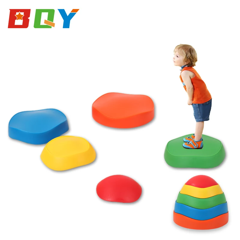 

BQY Wavy River Balance Stepping Stones 5-Pieces Sensory Toys Early Kids Education Coordination Training for Indoor and Outdoor