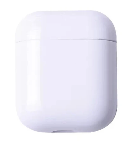 Madevil чехол для Airpods Прозрачные Жесткие чехлы для AirPods Чехлы Защитные Bluetooth беспроводные наушники чехол - Цвет: Белый