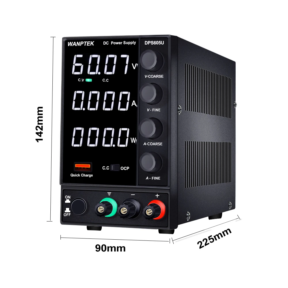 Wanptek DPS3010U 305U 605U switching DC power supply adjustable 4 digit lab Bench power source 30V 10A 30V 5A 0.01V 0.001A AC-2