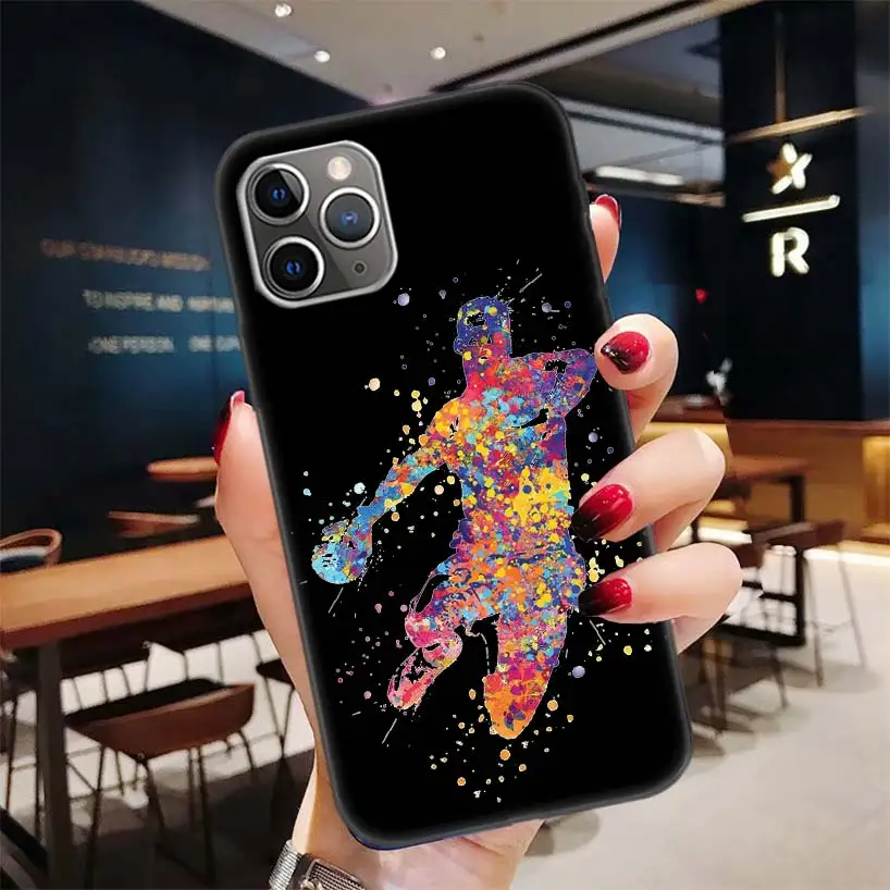 Handball Black Case for Apple iPhone 11 Pro XR 7 8 6 6S Plus X XS 5