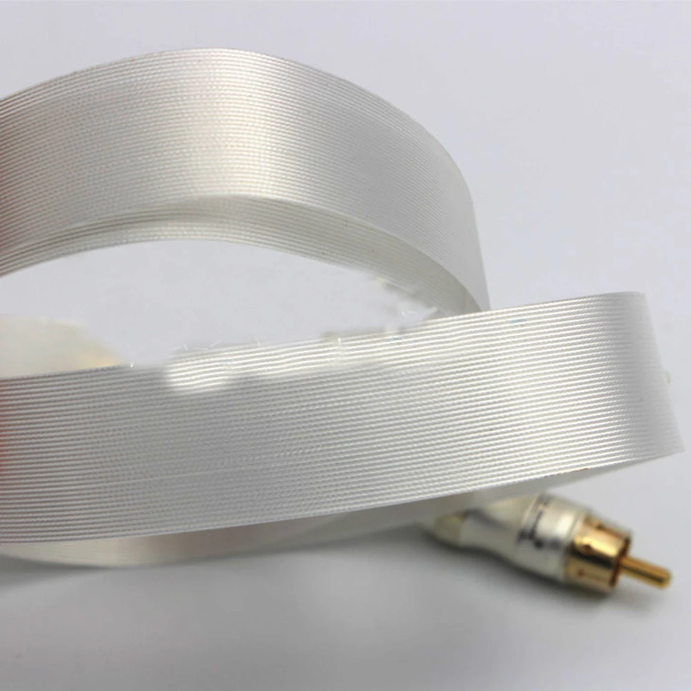 Кабель для подключения Hifi Nordost серебристый 2RCA штекер синий Wgite Heven king кабель RCA с