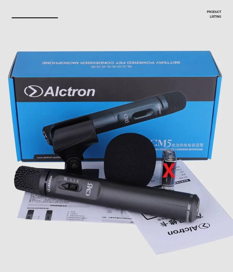 Alctron Cm5 Transistor Condenser Microphone Musical Instrument