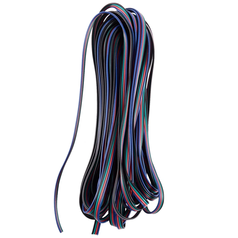 Промо-акция! 4 цвета 10 м RGB кабель-удлинитель для светодиодной ленты RGB 5050 3528 веревка