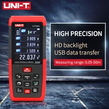 UNI-T medidor de distância a laser 100m 70m 50m usb rangefinder ut395a ut395b ut395c profisional digital fita medida ferramenta armazenamento dados