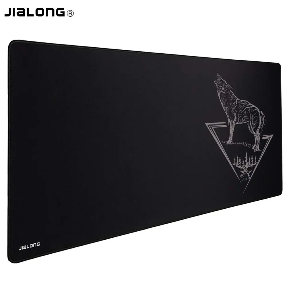 JIALONG игровой коврик для мыши большой XXL расширенный коврик для мыши настольные коврики с нескользящей резиновой основой, улучшенная точность и скорость