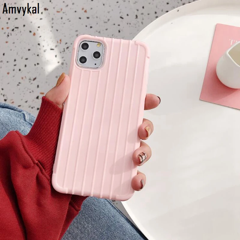 200 шт силиконовый чехол для iphone 6S 7 8 Plus TPU Fundas чехол для iphone 11 Pro XR X XS Max чехол для iphone 11pro мягкий чехол - Цвет: Pink
