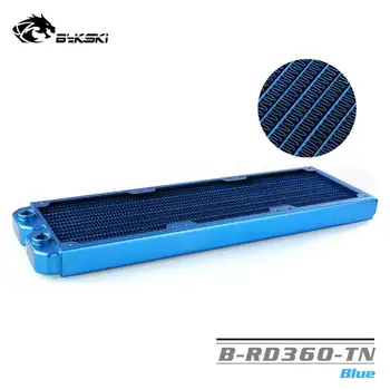 

BYKSKI 28mm Thick Copper 360mm Single Row of Radiator Computer Water Cooling Liquid Heat Exchanger use for 12cm Fans B-RD360-TN