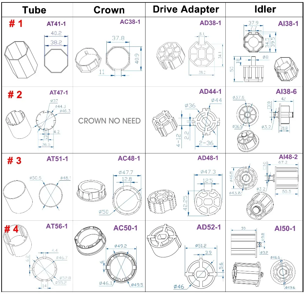 2 tubular motor rolling blinds