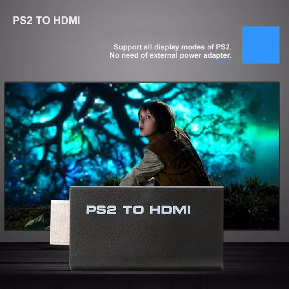 Для PS2 к HDMI кабель конвертер аудио выход адаптер HD tv для sony PS2 модель ПК Android tv box