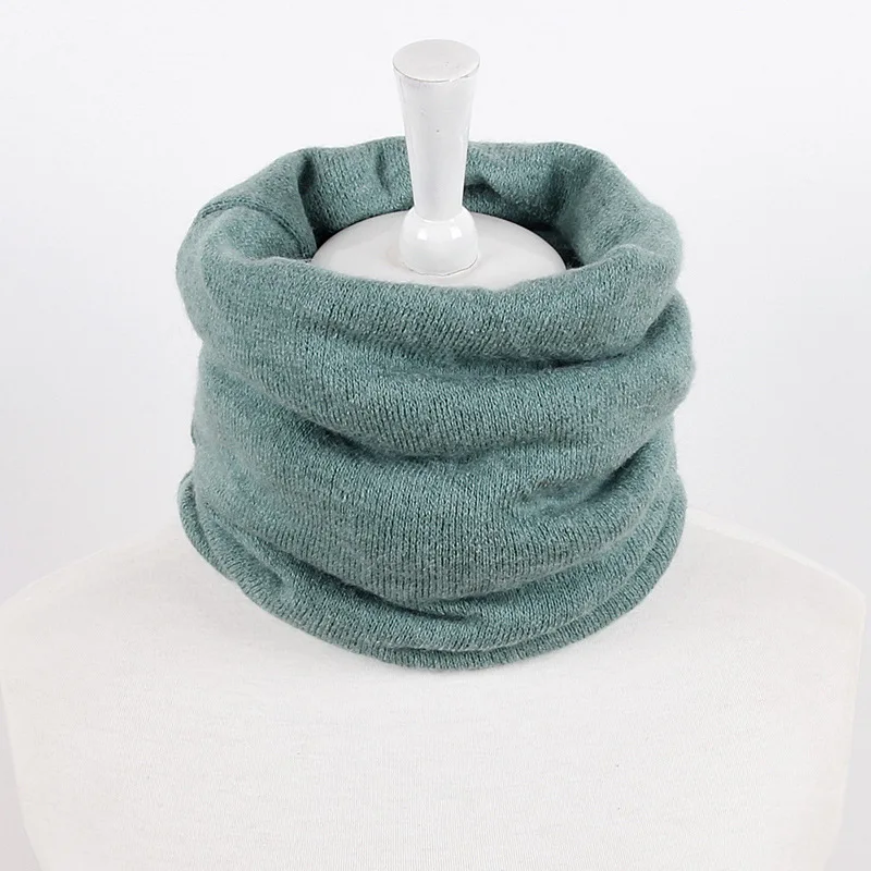Модный корейский осенне-зимний теплый шарф для пары, женский теплый вязаный шарф на шею, шерстяной шарф, мужские шарфы