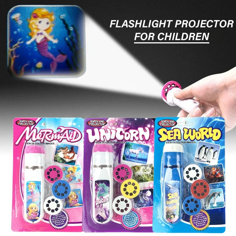 Светящийся фонарик-Проектор детские игрушки экшн-фигурка светодиодный свет