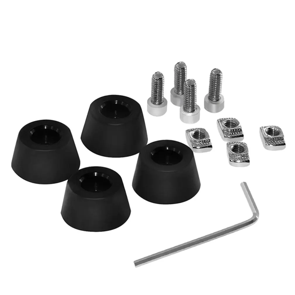 

Anti slip furniture legs Feet Cabinet bed Table Box Conical rubber shock pad floor protector Furniture Parts