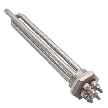 

DN25 Thread Flange Type Stainless Steel Heating Pipe Element for Home Brewing Heating Element Tri-clamp connection bathroom wash