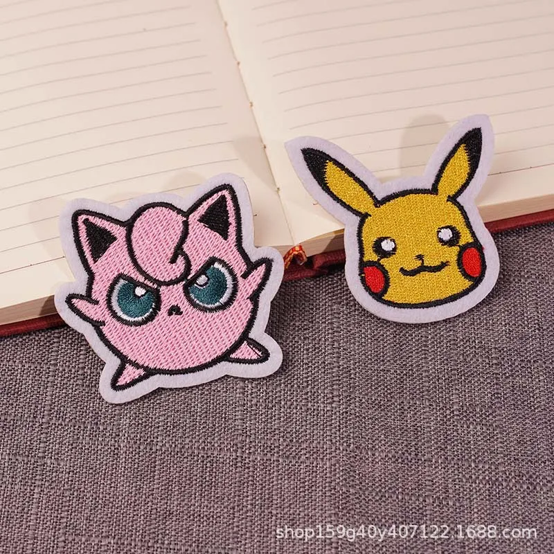 50pcs/lot Cartoon Patch Sticker Small Animal Embroidery Patches for Clothing Accessories Decoration Heat Iron on Transfer