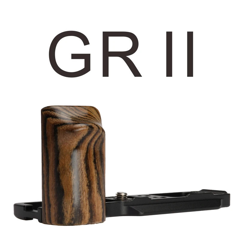 Wepoto Ricoh Gr Grii Hand Grip Piastra A Sgancio Rapido L Staffa Piastra Qr Compatibile Con Fotocamera Ricoh Gr Grii-Bocote In Alluminio