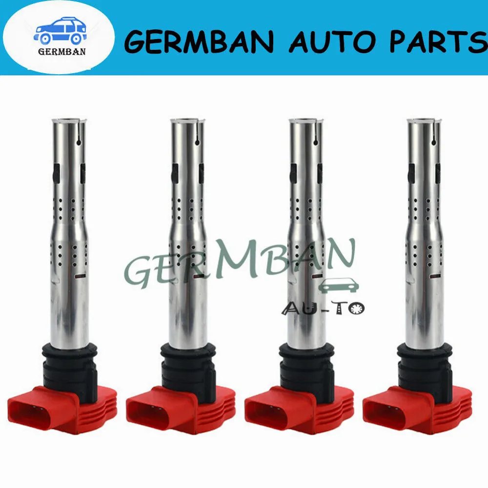 10 комплектов катушки зажигания 06E905115E 07K905715F для V W Tou areg A4 S4 A5 A6 S6 Alroad A7 A8 Q5 Q7 R8 2 8 3 0 V6 4