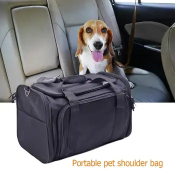 

Folding Pet Single Shoulder Bag Mesh Portable Dog Cat Handbag for Outdoor Travel Expanded in Many Ways with Enough Space