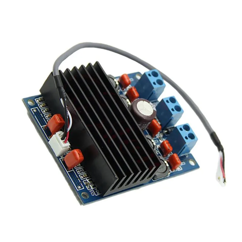 1 шт. 2x50 Вт TDA7492 Класс D высокомощный цифровой усилитель платы Amp W/модуль усилителя радиатора