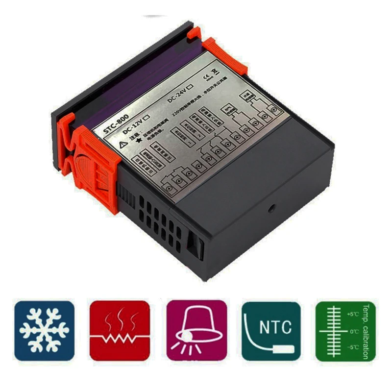 Stc-800 Led Digital Temperature Controller Thermoregulator Thermostat With Heater And Cooler