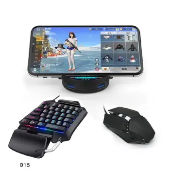 

Gamepad Pubg Mobile Bluetooth 5.0 Android PUBG Mobile Controller Gaming Keyboard Mouse Converter Pan Shaped For IOS iPad to PC