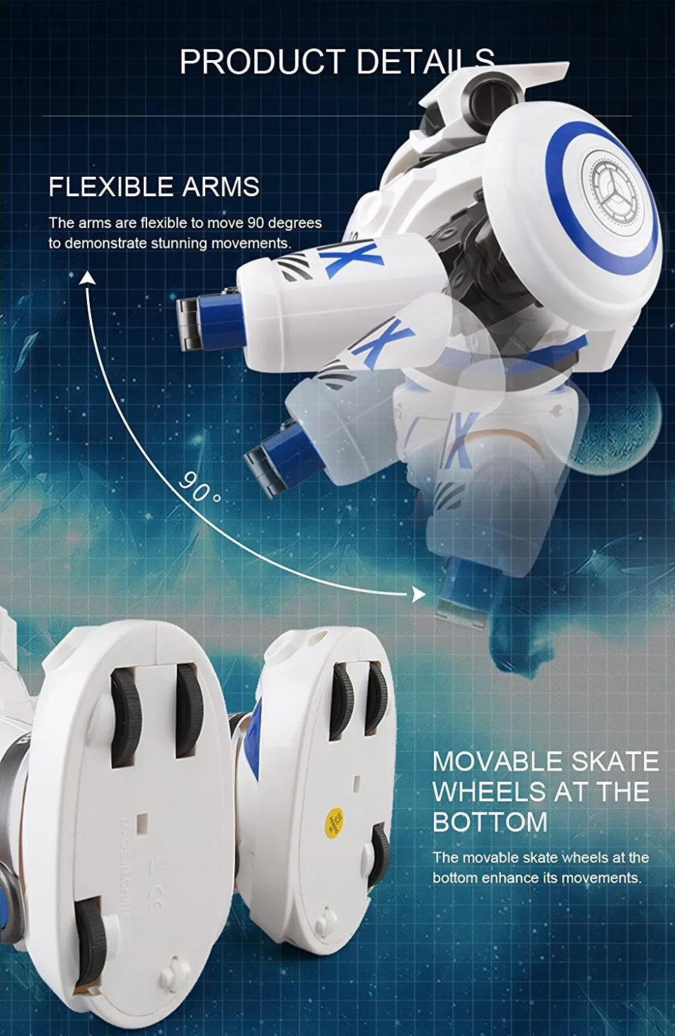Smart RC Robot Walking Sliding Storytelling singing Dancing Robot Arm Multi-angle Launch bullet learning knowledge RC Robot toys