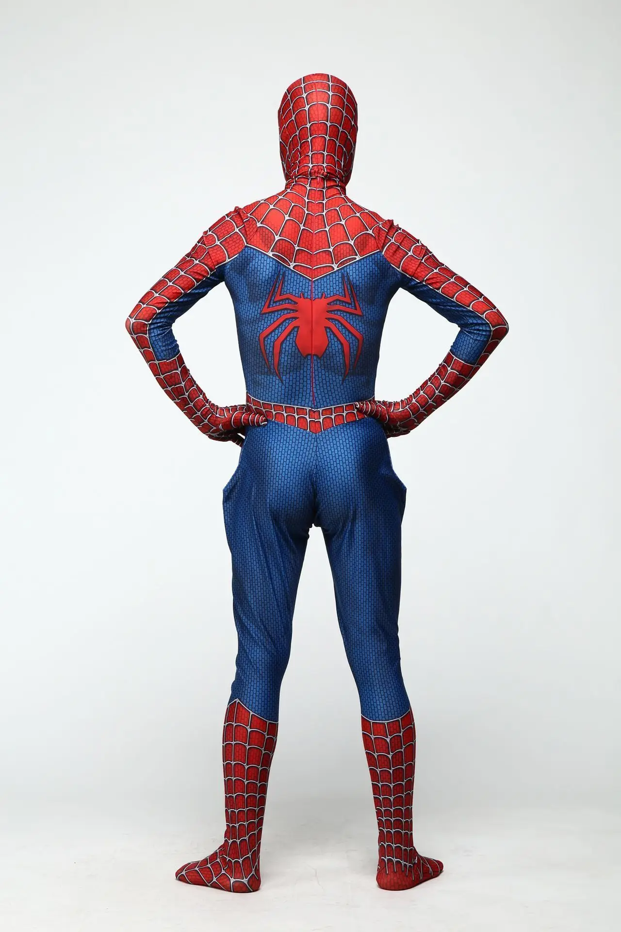 Человек-паук 3 Raimi Человек-паук косплей костюм 3D принт спандекс супергерой zentai боди костюм карнавальный для мальчиков взрослых детей