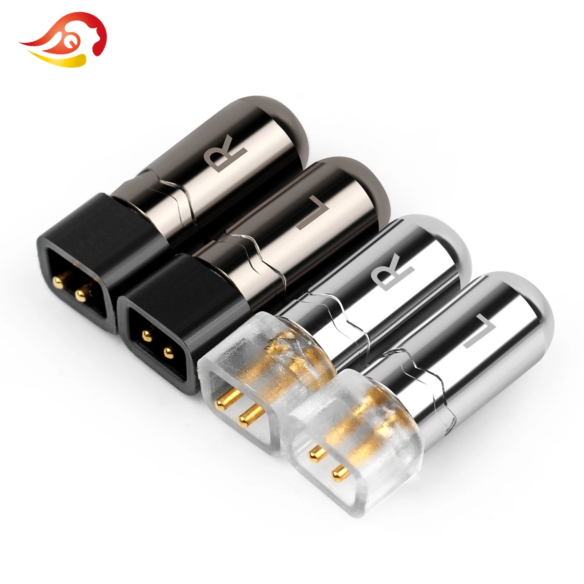 QYFANG 알루미늄 합금 플러그 오디오 잭, 이어폰 핀 와이어 커넥터 어댑터, UE18Pro UE11Pro UE7Pro 시리즈 헤드폰용, 0.78mm