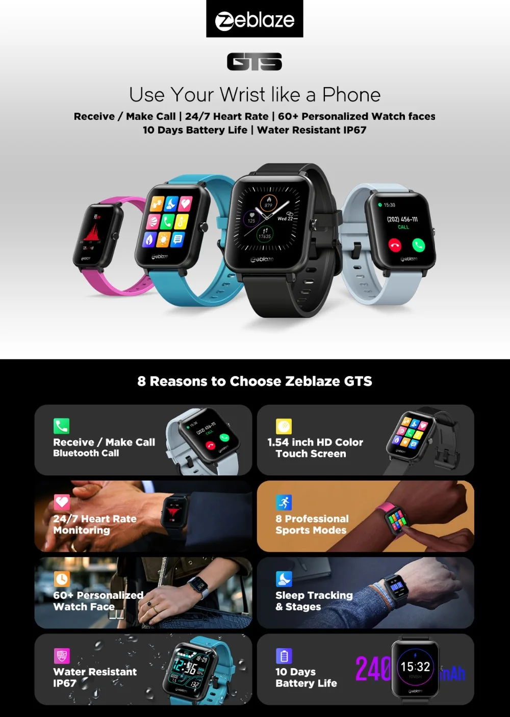 Zeblaze GTS smartwatch 5 Zeblaze GTS smartwatch 5