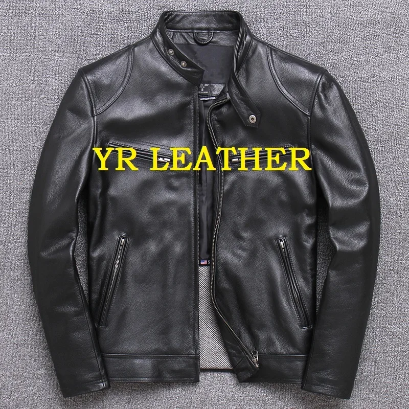2020 Gratis Verzending. groothandel. merk Motor Stijl Leren Jas Voor Man. zwarte Echte Koe Lederen Jas. slanke Klassieke Biker Jacket 2020 Gratis Verzending. groothandel. merk Motor Stijl Leren Jas Voor Man. zwarte Echte Koe Lederen Jas. slanke Klassieke Biker Jacket