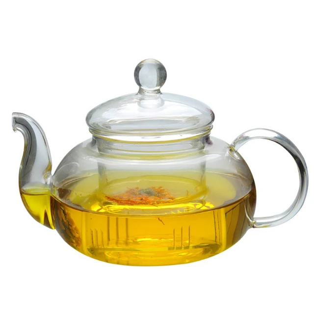 Heat-resistant Glass Teapot Double Wall Glass Teacup Clear Tea Pot Infuser  Qolong Tea Kettle Tea Different Flavors - AliExpress