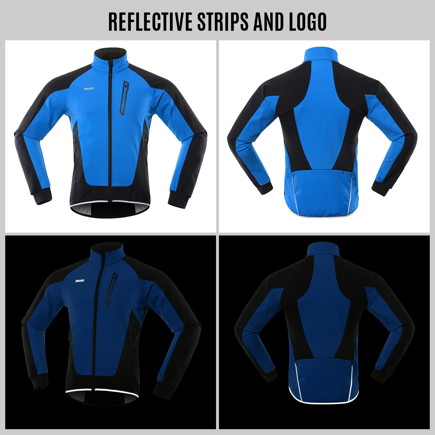 Lixada Giacca Da Ciclismo Antivento Da Uomo Invernale Termico In Pile - Foto 6