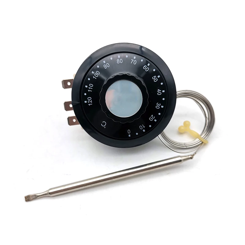 0～120 Celsius Capillary Thermostat Cooling Radiator Fan Control Switch 104mm 12V