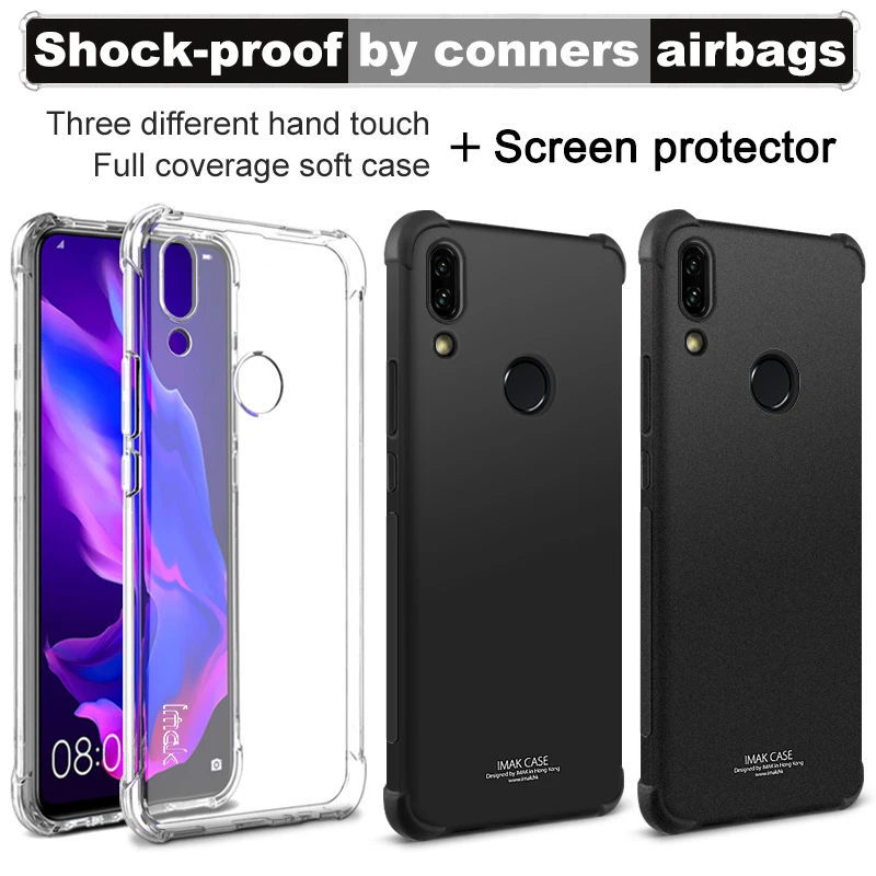 

IMAK Corners Airbag Case for Samsung Galaxy A90 A80 A70 A70s A60 A50 A50s A40 A40S A30 A20 A20e Soft TPU Case Cover Shell