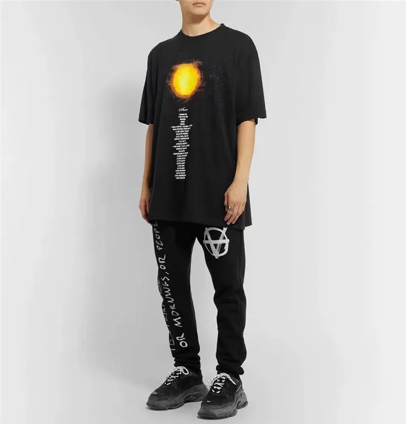 19AW Vete мужские брюки ts женские мужские 1:1 высококачественные джоггеры с карманами граффити джоггеры спортивные брюки Vete мужские брюки ts