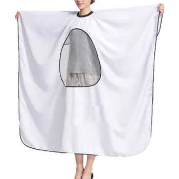 

New Adult Salon Hair Cut Hairdressing Barbers Hair Stylist Cape Gown Waterproof Barber Cover Cloth Transparent Covers