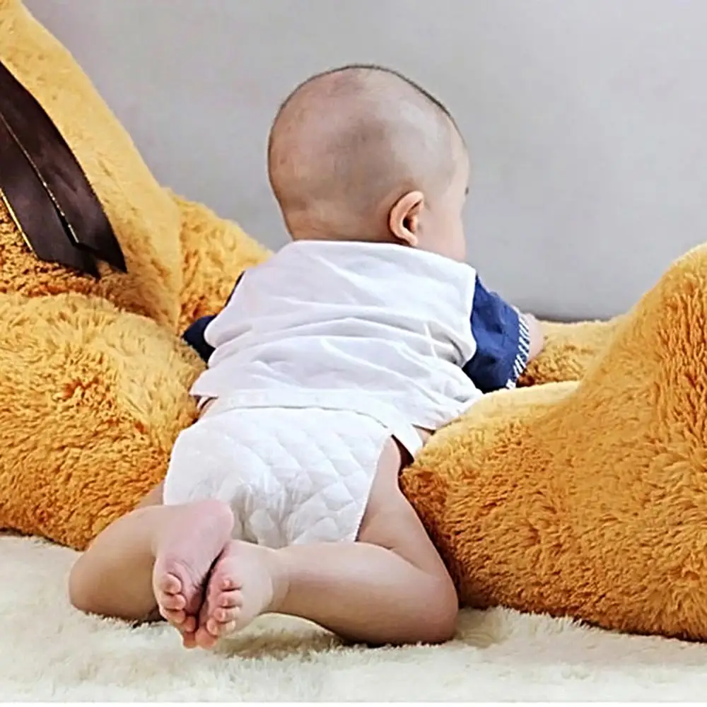 

Washable Reusable Diaper 10 Packs Meng Meng hi Three-layer Ecological Cotton Cotton Baby Diapers Fold-free Baby Diapers