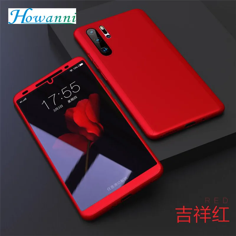 Red 360 градусов чехол для samsung Galaxy A10 A20 A30 A40 A50 A60 A70 A20E A2 Core M10 M20 M30 Чехол чехол защитный чехол для телефона в виде ракушки сотовый телефон - Цвет: Red