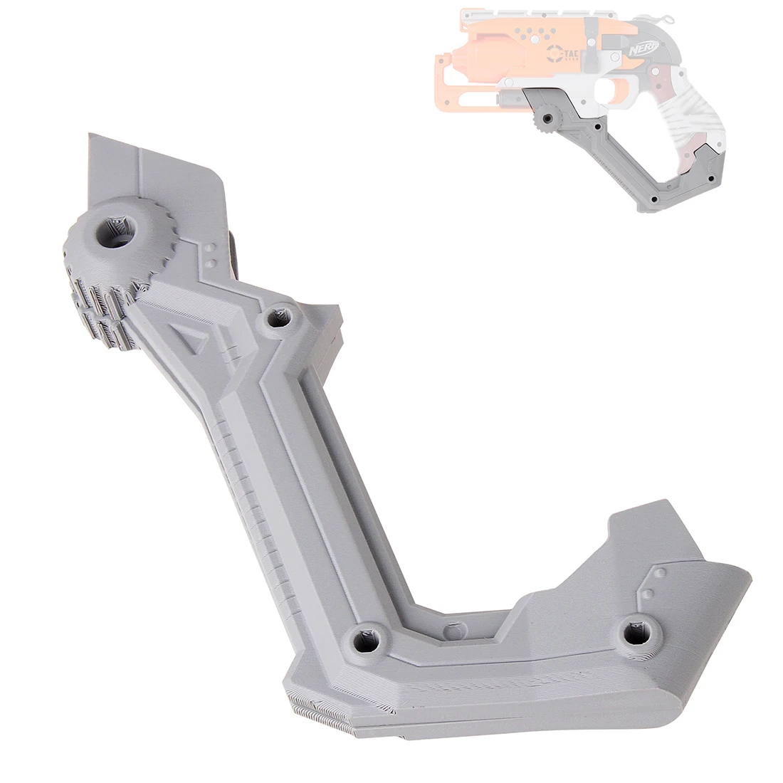 Рабочий F0414 № 217 Handguard комплект для NERF Zombie Hammershot-серый