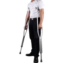 Напрямую от производителя подмышечной костыли из алюминиевого сплава оптом телескопические двойные костыли девять мраморных регулируемых ходьб