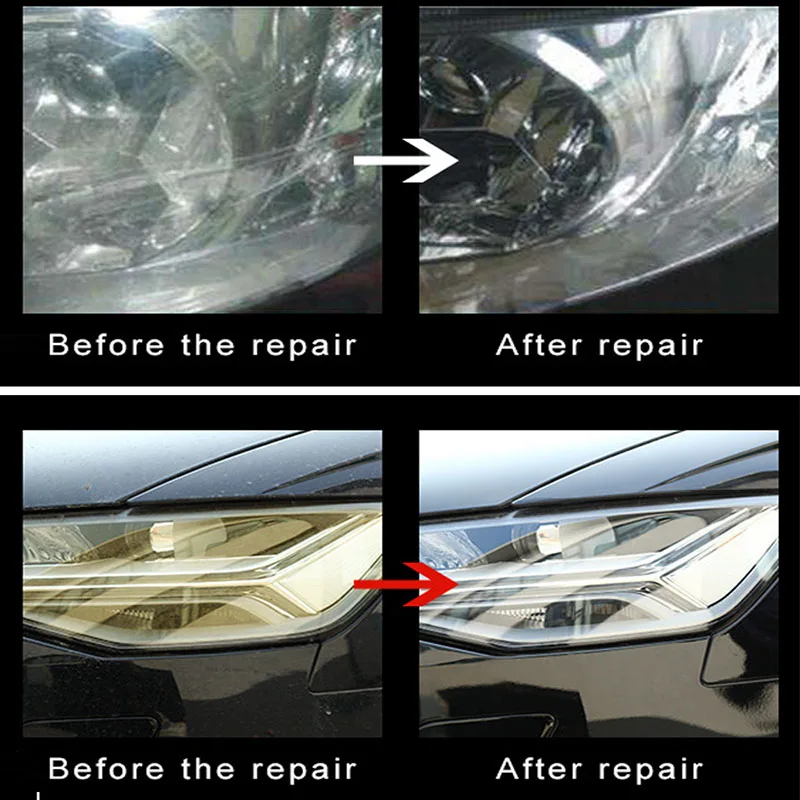 Car Headlamp Polishing Anti-scratch DIY For Car Head Lamp Lense Increase Visibility Headlight Restorstion Kit Restores Clarity