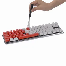 1 шт. Стальная проволока Клавиатура Ключ Keycap Съемник Пластик устройство для удаления рукоятки с разгрузкой Сталь инструмент для очистки Jan и Прямая поставка