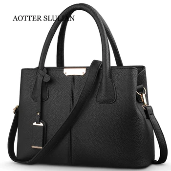 

PU Leather Handbags Big Women Bag High Quality Casual Female Shoulder Bag With Purse Pocket Women Messenger Bag Tote Sac Bols