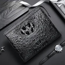 Alligator Skin Men's Business Briefcase Genuine Leather Large Capacity Envelope Bag High Quality Clip Bag Cozy Casual Clutch Bag