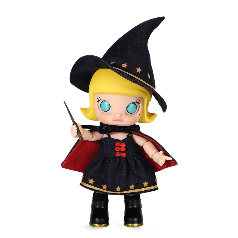 POPMART BJD маленькая ведьма Молли игрушки фигурка подарок на день рождения Детская игрушка - Цвет: 1PC