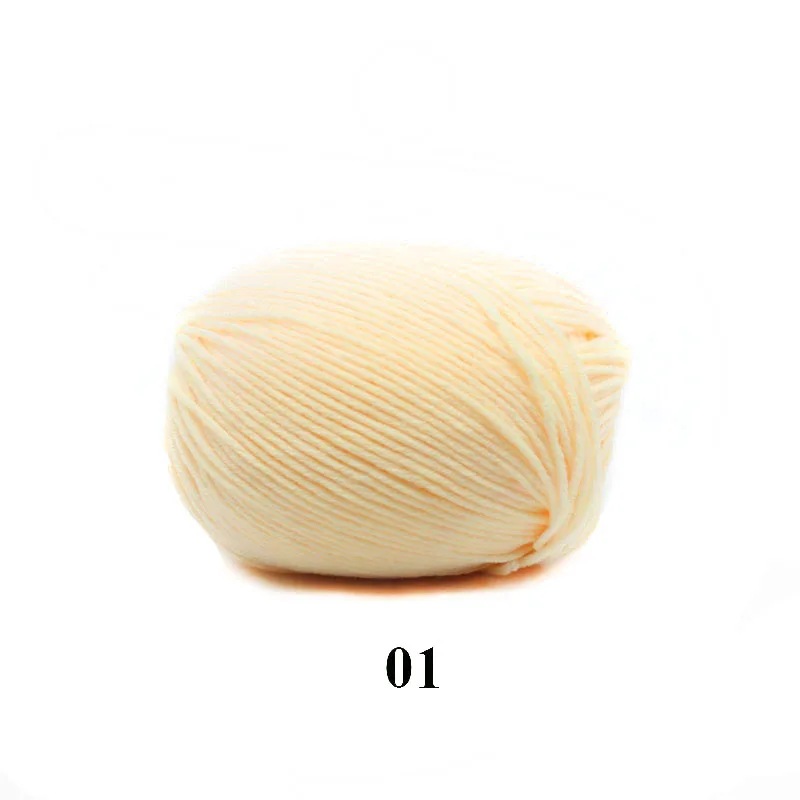 36pcs 01 6 шт. НИТКИ ДЛЯ ВЯЗАНИЯ Штраф Камвольной Пряжи Нити Хлопка Смешанная Пряжа Экологичный Красочные Струны для Ручного Вязания Свитер - Цвет: 36pcs 01