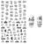 Новый 3D Nail Sticker English Letter stickers for nail Foil Love Heart Design Nails Accessories Fashion Manicure Sticker